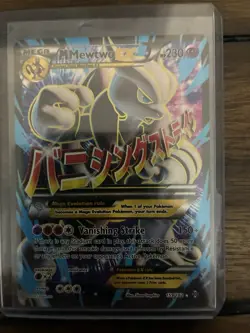 Pokemon XY Breakthrough Mega Mewtwo EX Rare Ultra #159/162 2015 - Image 1