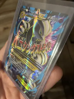 Pokemon XY Breakthrough Mega Mewtwo EX Rare Ultra #159/162 2015 - Image 2