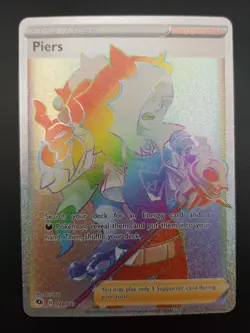 Pokemon Piers 078/073 Champion's Path Rainbow Secret Rare Near Mint - Image 1