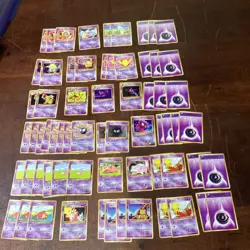 Lot Of 66 Pokemon Japanese Psychic Pocket Monsters - Image 1