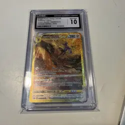 2023 Pokemon Origin Forme Dialga VSTAR GG68/GG70 Holo Crown Zenith CGC 10 - Image 1