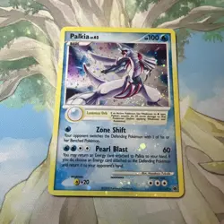 Palkia 11/100 Pokemon Majestic Dawn Holo Rare 2008 HOLO BLEED 🩸 RARE slab it up - Image 1