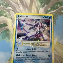Palkia 11/100 Pokemon Majestic Dawn Holo Rare 2008 HOLO BLEED 🩸 RARE slab it up - Image 2