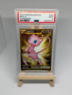 #001 - Mew ex 205/165 151 Pokemon TCG Graded Slab - PSA 9 - Image 1