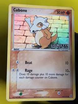 Cubone 60/113 EX Delta Species Reverse Holo Stamped Common Pokemon 2005 - Image 1