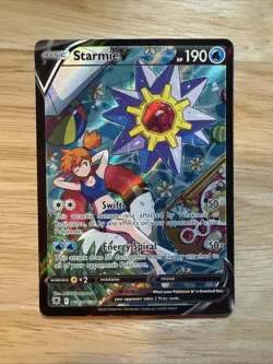Pokemon TCG Starmie v PSA 9 TG13/TG30 Astral Radiance Holo Ultra Rare Full Art - Image 1