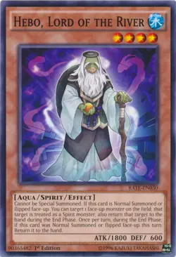 Yugioh! LP Hebo, Lord of the River - RATE-EN030 - Common - 1st Edition Lightly P - Image 1