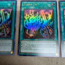 Yugioh! Playset 3x LP Runick Tip - TAMA-EN029 - Ultra Rare - 1st Edition NM - Image 3