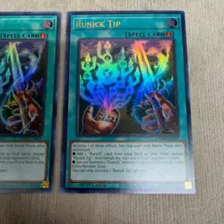 Yugioh! Playset 3x LP Runick Tip - TAMA-EN029 - Ultra Rare - 1st Edition NM - Image 4