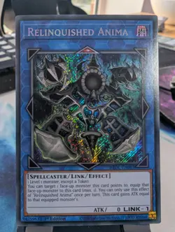 YuGiOh! Relinquished Anima BROL-EN087 Secret Rare 1st Ed - Image 1