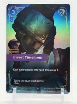 Riftbound: League of Legends TCG - Invert Timelines - 201/298 Origins (OGN) - Image 1
