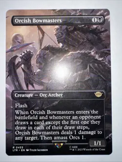 MTG: Orcish Bowmasters Borderless Card Regular Lord of the Rings 433- NM - Image 2