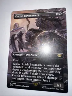 MTG: Orcish Bowmasters Borderless Card Regular Lord of the Rings 433- NM - Image 3