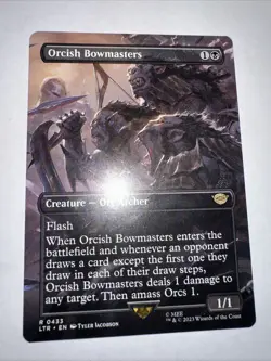 MTG: Orcish Bowmasters Borderless Card Regular Lord of the Rings 433- NM - Image 4