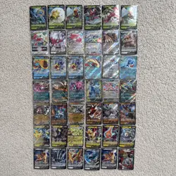 Pokemon TCG Mixed Card Lot Of 42 English & Japanese EX and V Cards All Near Mint - Image 1