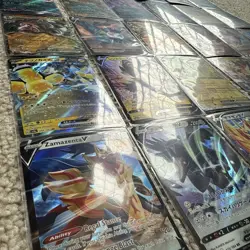Pokemon TCG Mixed Card Lot Of 42 English & Japanese EX and V Cards All Near Mint - Image 2