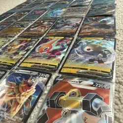Pokemon TCG Mixed Card Lot Of 42 English & Japanese EX and V Cards All Near Mint - Image 3