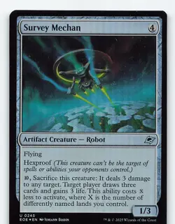 Survey Mechan #245 foil Magic the Gathering Card - Image 1