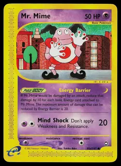 Pokemon Card - Mr. Mime Aquapolis 95a/147 Non Holo - Image 1
