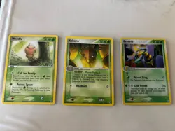 Weedle Kakuna Beedrill Holo Rare 1/112 EX Fire Red Leaf Green Pokemon Card - Image 1
