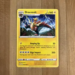 Pokemon Card - Dracozolt 065/189 - Rare Regular - Darkness Ablaze - Image 1