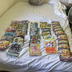(69 Cards) Pokemon Oversized/Jumbo Card Lot, EX, GX, Full Arts, x2 Binders 25th - Image 1