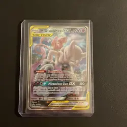 Mewtwo & Mew GX Tag Team SM191 2019 Power Partnership Tins Black Star Promo Card - Image 3