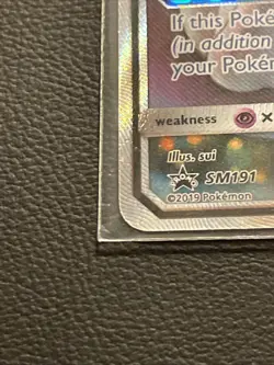 Mewtwo & Mew GX Tag Team SM191 2019 Power Partnership Tins Black Star Promo Card - Image 5