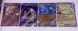 Pokemon EX Card Lot Of 4 Holo Rares 2023-2025 TCG Near mint Full Art Various Set - Image 1