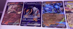 Pokemon EX Card Lot Of 4 Holo Rares 2023-2025 TCG Near mint Full Art Various Set - Image 4