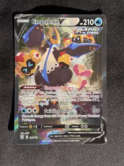 Pokemon TCG Empoleon v Alternative Art Holo Ultra Rare Card Battle Styles - Image 2