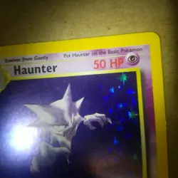 Haunter 6/62 - Holo RARE - Fossil Set - VINTAGE WOTC Pokemon Card - LP/MP - Image 2