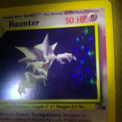 Haunter 6/62 - Holo RARE - Fossil Set - VINTAGE WOTC Pokemon Card - LP/MP - Image 3