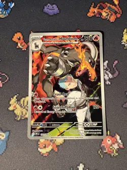 Pokemon Cards Rocket’s Houndoom 191/182 Illustration Rare Destined Rivals- (NM) - Image 1