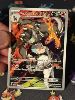 Pokemon Cards Rocket’s Houndoom 191/182 Illustration Rare Destined Rivals- (NM) - Image 2