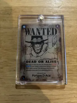 Portgas.D.Ace [Wanted] OP13-119 SEC One Piece Trading Card Game English ERROR - Image 3