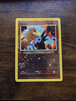 Entei #34 Reverse Holo Promo 2001 Movie Pokemon Card - Image 1