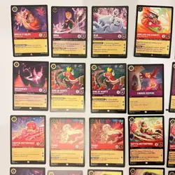 Disney Lorcana 59 Cards Bundle Mixed Sets Common Uncommon Rare Foil Job Lot - Image 2