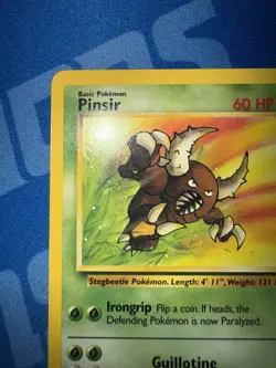 Pokemon TCG Pinsir Jungle Card 25/64 Regular Non-Holo Unlimited Rare Vintage LP - Image 2