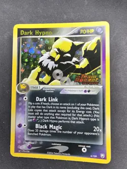 Dark Hypno Reverse Holo 6/109 Team Rocket Returns Pokemon Card 2004 Stamped Rare - Image 2