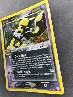 Dark Hypno Reverse Holo 6/109 Team Rocket Returns Pokemon Card 2004 Stamped Rare - Image 3