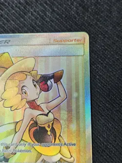 Nita Full Art Trainer - 180/181 - Team Up Sun & Moon Pokemon Card NM- - Image 3