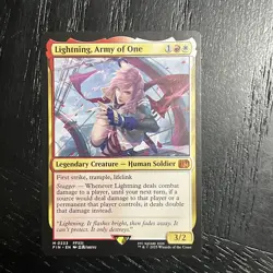 MTG - Lightning, Army of One - Final Fantasy - Regular - Image 1