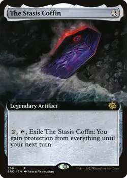 The Stasis Coffin Extended Art Foil - The Brothers' War MTG-NM - Image 1