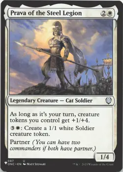 Prava of the Steel Legion U The List Reprints 087/028 NM - Image 1