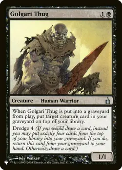 MTG The List Golgari Thug #087 Ravnica City of Guilds - Image 1