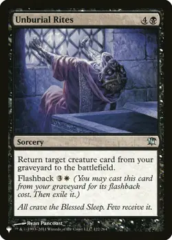 MTG The List Unburial Rites #122 Innistrad - Image 1