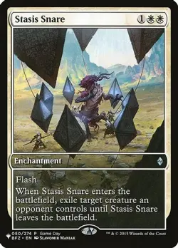 MTG The List Stasis Snare #050 Battle for Zendikar Game Day Promo - Image 1