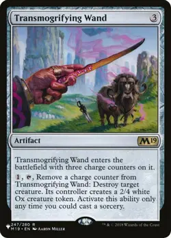 MTG The List Transmogrifying Wand #247 Core Set 2019 - Image 1