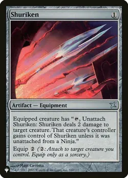 MTG The List Shurikan #160 Betrayers of Kamigawa - Image 1